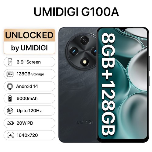 Umidigi g100a 4go - 4go+128go, 6.9''